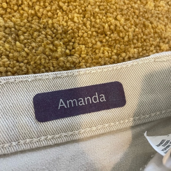 Gloria Vanderbilt Beige Jeans AMANDA Women’s Size 8 - Picture 6 of 9